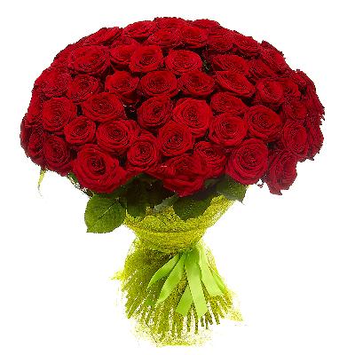 Букет из 101 розы "Красные"